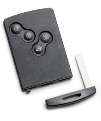 Renault Laguna 3 (2007-2015) sleutel, 4 knop remote