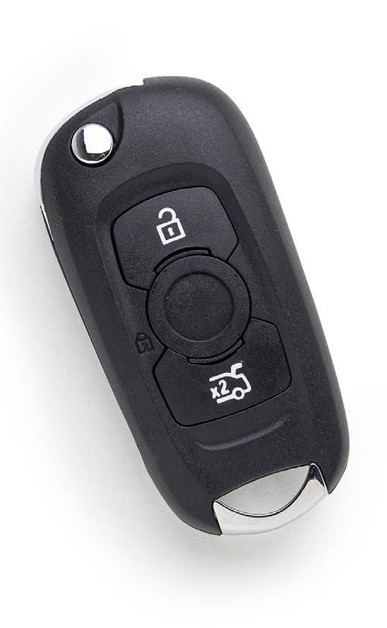 Opel Astra (2016-...) klapsleutel, 3 knop remote