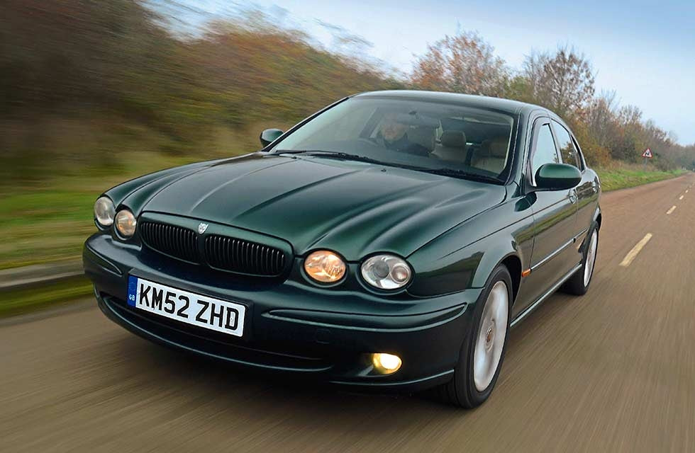 Jaguar X-type (2001-2011) klapsleutel, 4 knop remote