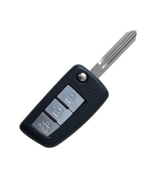 Nissan Micra (2016-2020) klapsleutel, 3 knop remote
