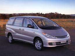 Toyota Tarago (2000-2003) sleutel, 2 knop remote