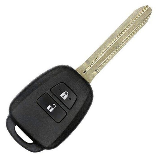 Toyota Yaris (2012-2018) sleutel, 2 knop remote