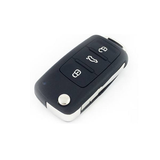 Volkswagen Polo (2009-2016) klapsleutel, 3 knop remote