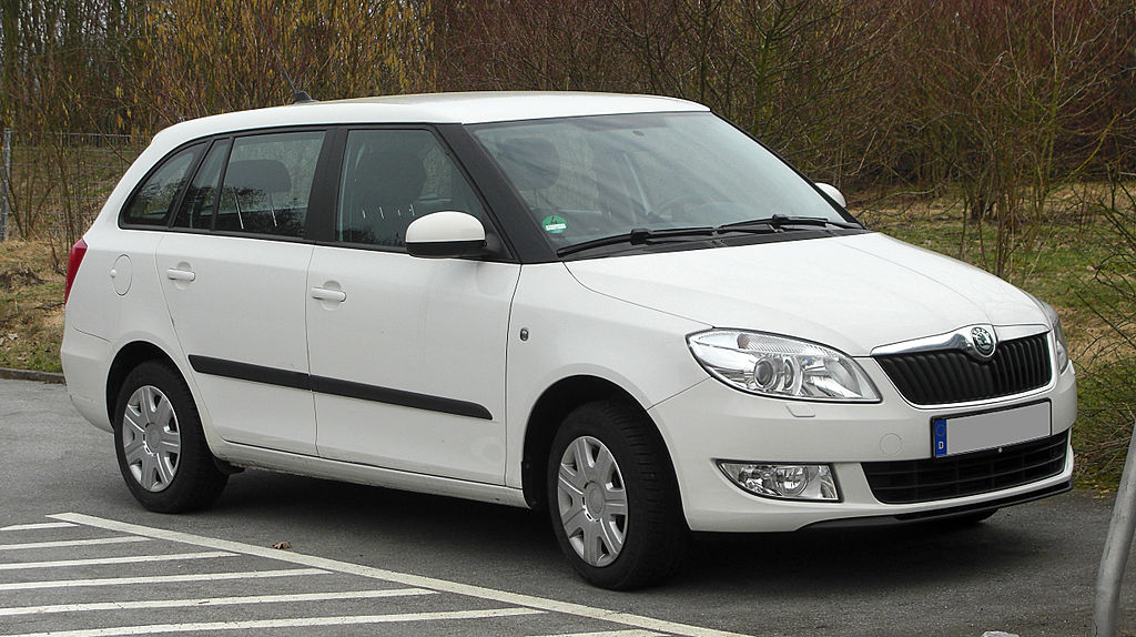 Skoda Fabia (2011-2014) klapsleutel, 3 knop remote
