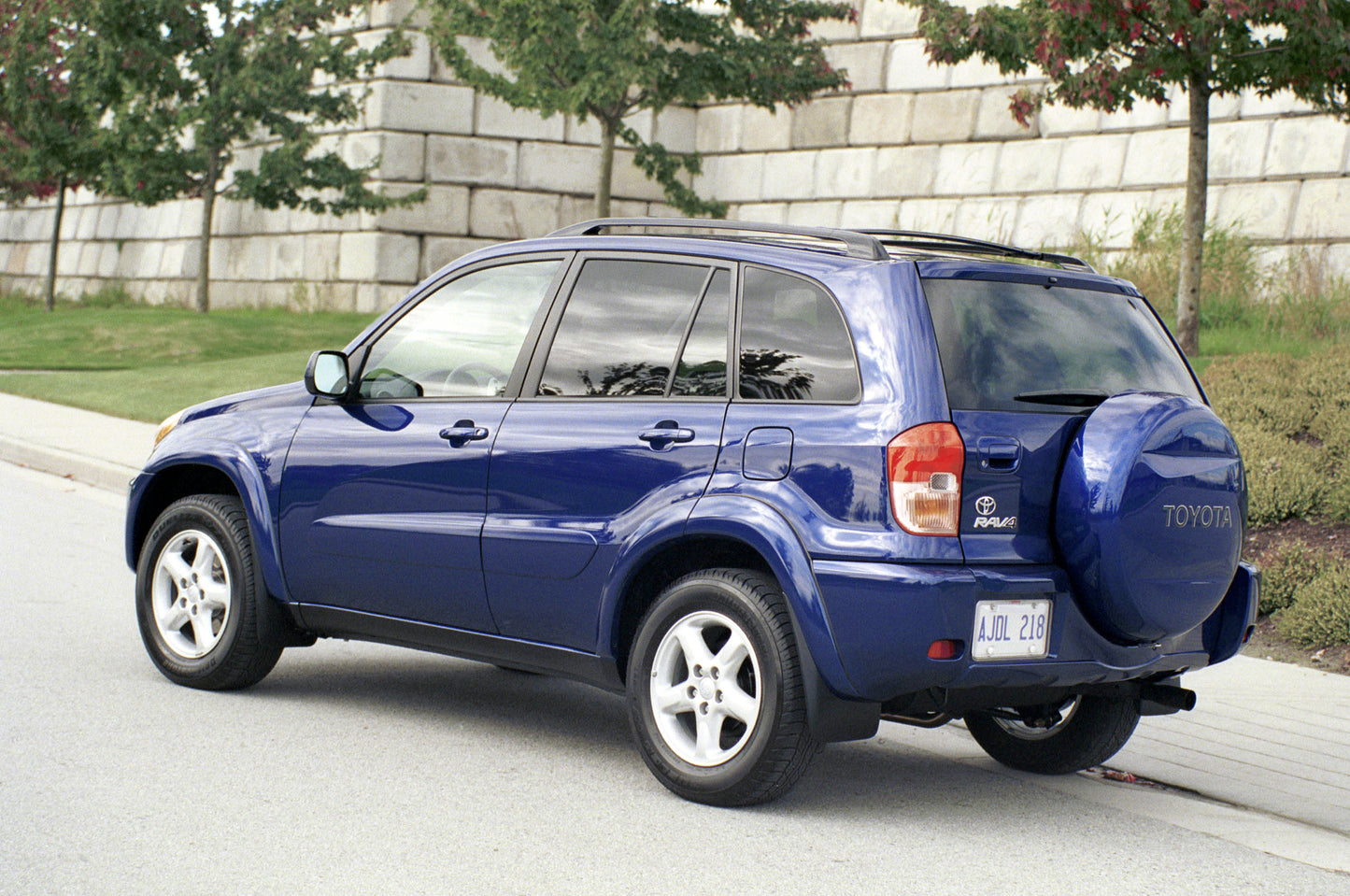 Toyota Rav4 (2000-2003) sleutel, 2 knop remote