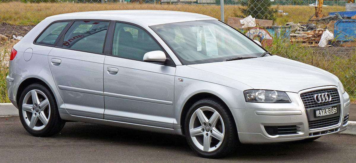 Audi A3 (2005-2013) klapsleutel, 3 knop remote