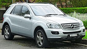 Mercedes-Benz M-klasse (2005-2011) sleutel, 3 knop remote