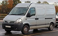 Nissan Interstar (2004-2010) sleutel, 2 knop remote