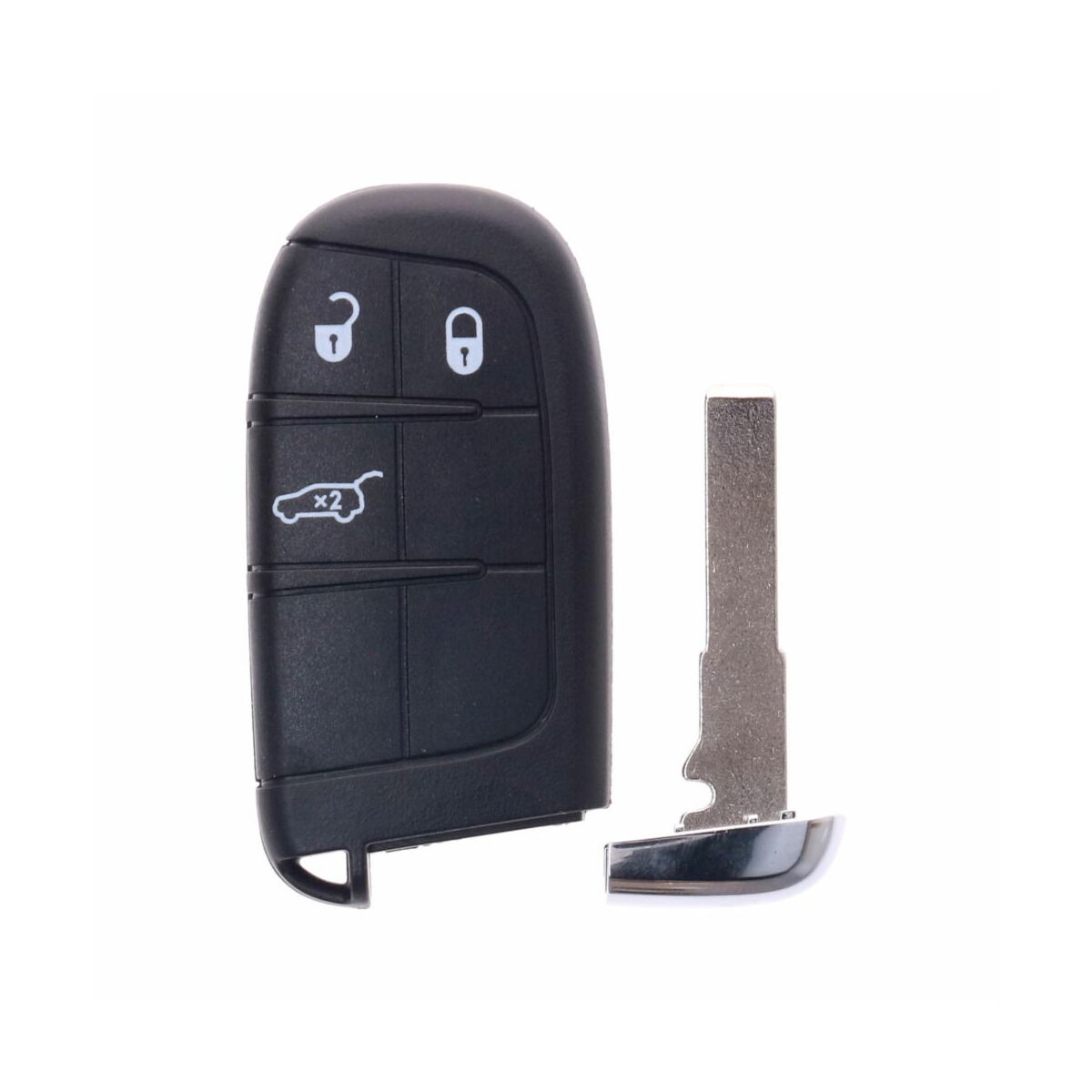 Fiat 500X (2014-2023) sleutel keyless, 3 knop remote