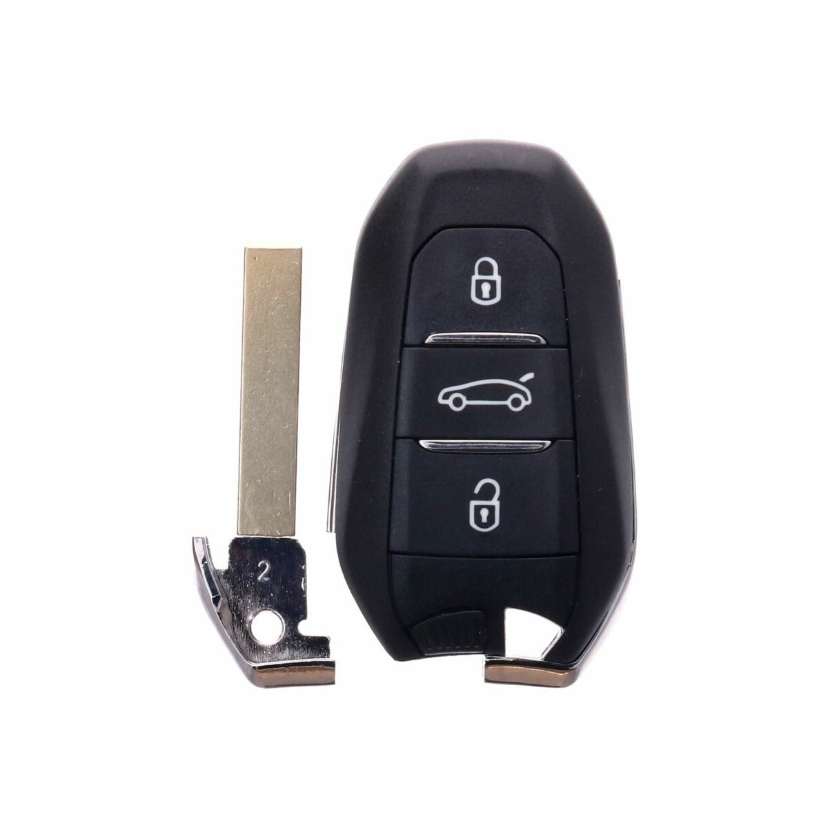 Citroën C4 (2013-2016) proximitykey, 3 knop remote