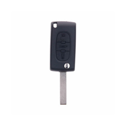 Peugeot 207 (2006-2014) klapsleutel, 2/3 knop remote