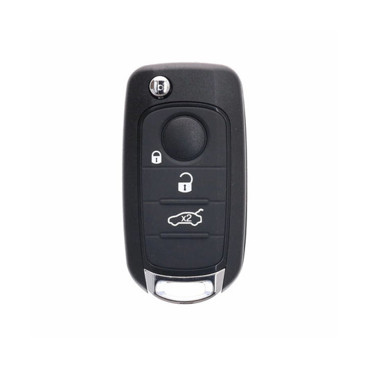 Fiat 500X (2016-...) klapsleutel, 3/4 knop remote