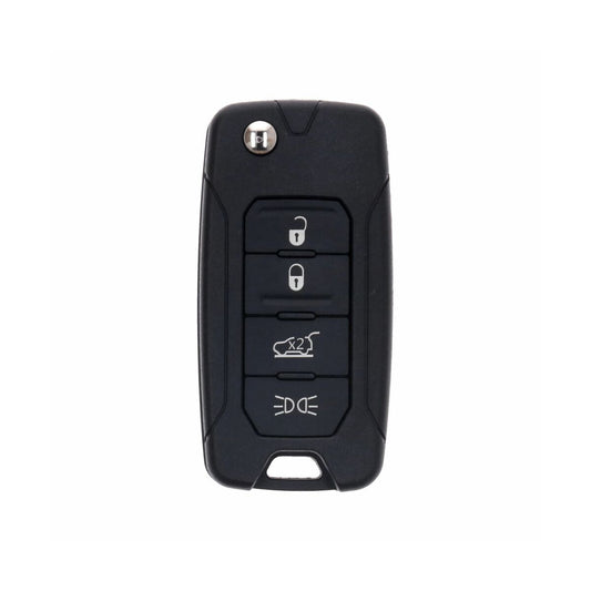 Jeep Compass (2015-...) klapsleutel, 4 knop remote