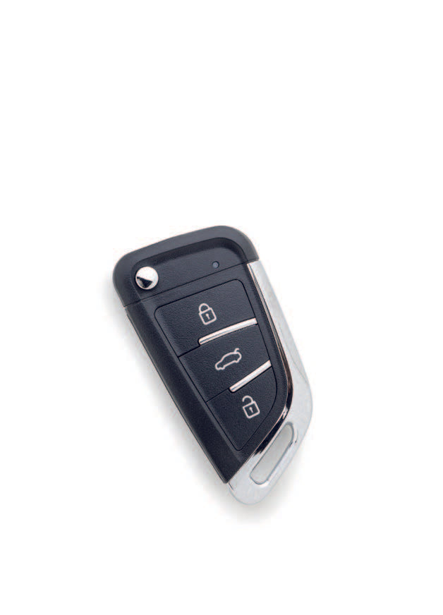 Audi A3 (2012-2020) klapsleutel, 3 knop remote