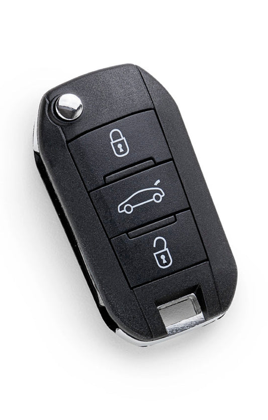 Peugeot 308 (2014-2020) klapsleutel, 3 knop remote