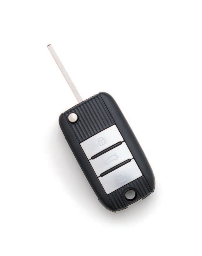 MG ZS (2017-2024) klapsleutel, 3 knop remote