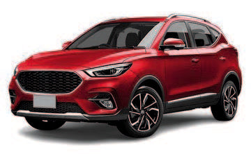 MG ZS (2017-2024) klapsleutel, 3 knop remote