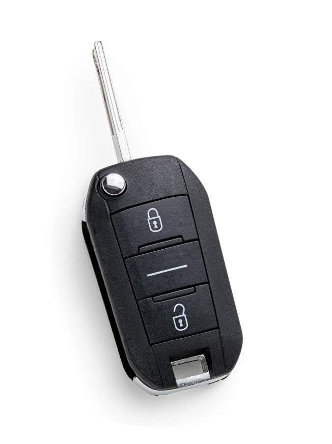 Citroën C3 Aircross (2017-2022) klapsleutel, 3 knop remote