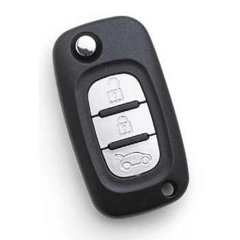 Nissan Kubistar (2004-2005) klapsleutel, 2/3 knop remote