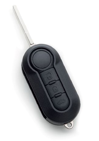 Lancia Delta (2009-2014) klapsleutel, 3 knop remote