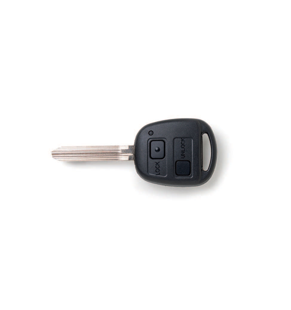 Toyota Hilux (1999-2005) sleutel, 2 knop remote