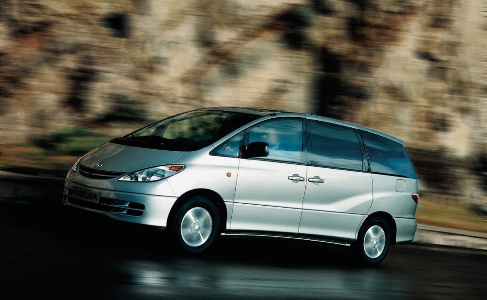 Toyota Previa (2000-2003) sleutel, 2 knop remote