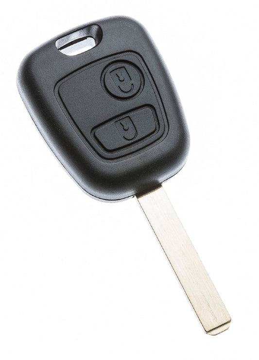 Citroën C1 (2005-2014) sleutel, 2 knop remote