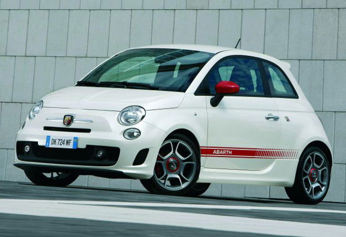 Abarth 500 (2008-...) klapsleutel, 3 knop remote