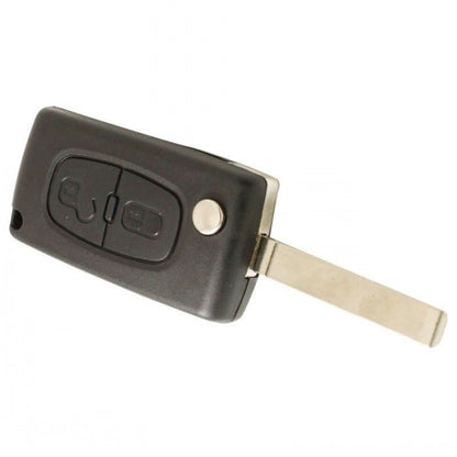 Citroën DS3 (2009-2016) klapsleutel, 2 knop remote