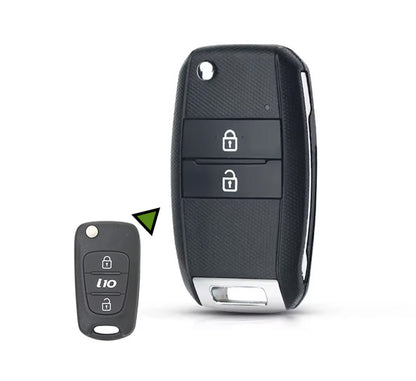 Hyundai i10 (2010-2013) klapsleutel, 3 knop remote