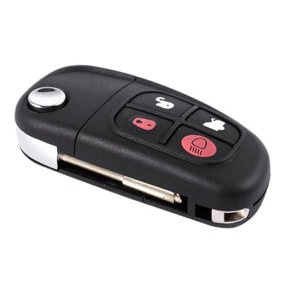 Jaguar XJ (2002-2009) klapsleutel, 4 knop remote
