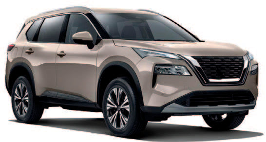Nissan X-Trail (2020-2025) smartkey, keyless, 3 knop remote